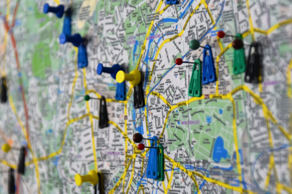 sales territory planning map